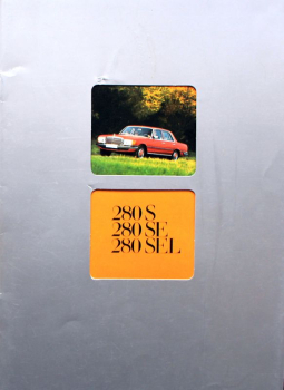 Mercedes-Benz 280 S/SEL Modelprogram 1976 Carbrochure (4347)